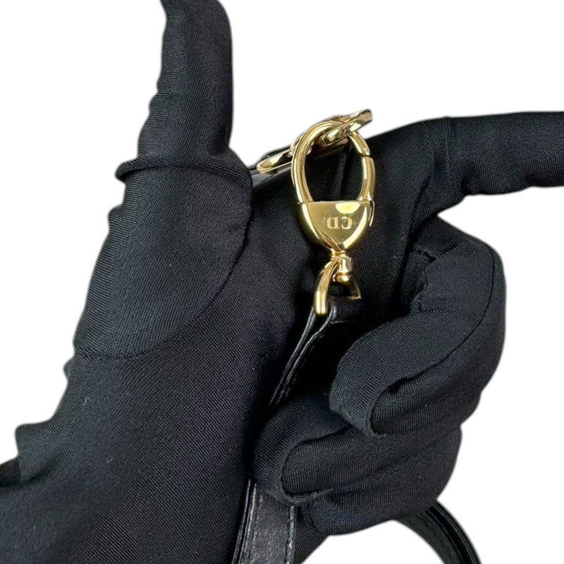 Lady Dior Medium Lambskin Cannage Black GHW