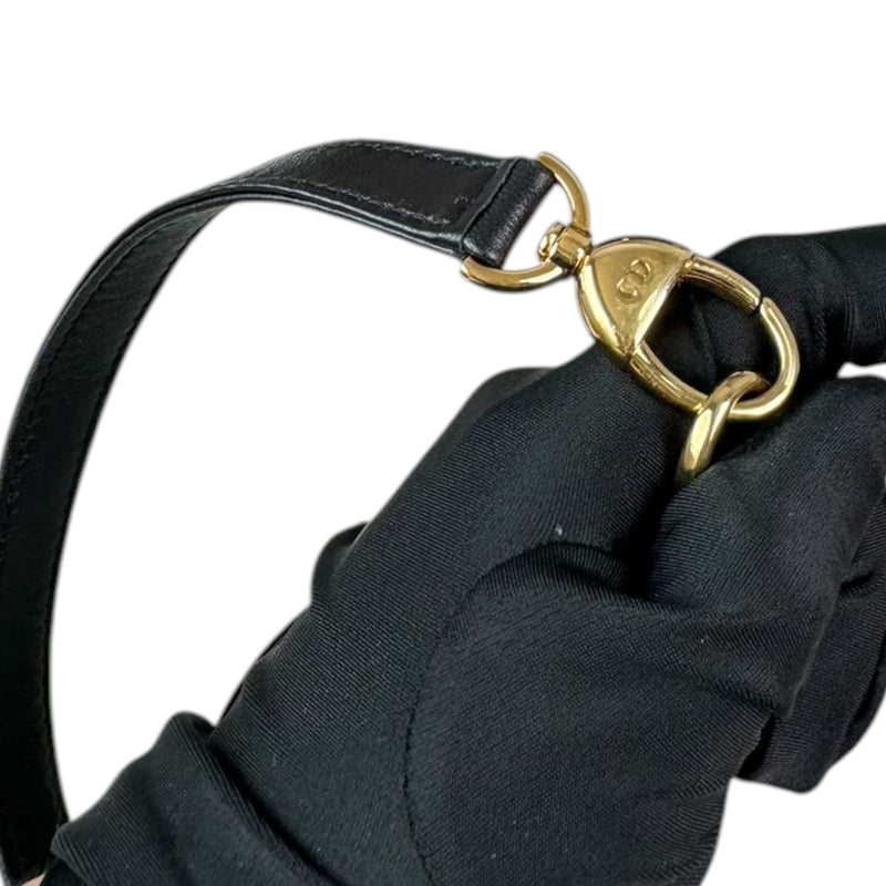 Lady Dior Medium Lambskin Cannage Black GHW