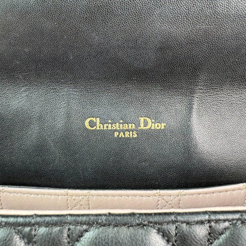 Miss Dior Flap Medium Lambskin Quilted Black GHW
