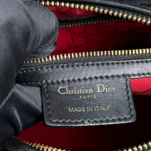 Lady Dior Medium Lambskin Quilted Black GHW