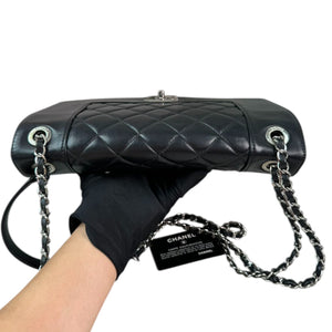 Mademoiselle Flap Sheepskin Quilted Black SHW