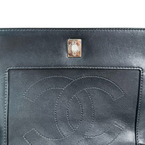 Mademoiselle Flap Sheepskin Quilted Black SHW