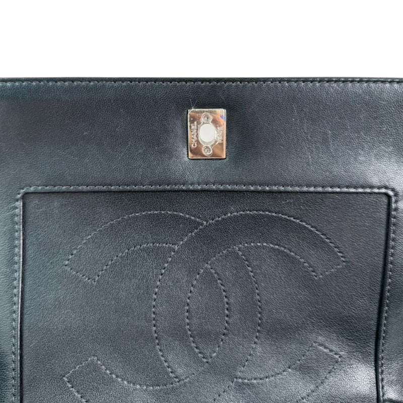 Mademoiselle Flap Sheepskin Quilted Black SHW