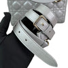 Lady Dior Medium Lambskin Cannage Silver GHW