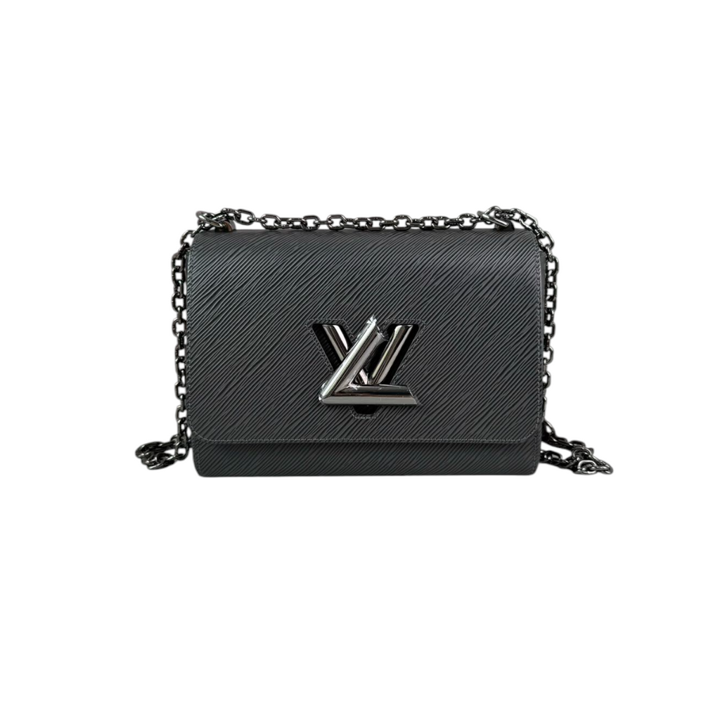 Twist MM Shoulder Epi Leather Noir Grey SHW