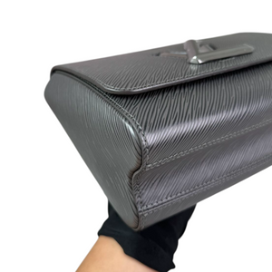 Twist MM Shoulder Epi Leather Noir Grey SHW