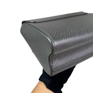 Twist MM Shoulder Epi Leather Noir Grey SHW
