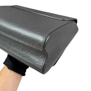 Twist MM Shoulder Epi Leather Noir Grey SHW
