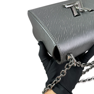 Twist MM Shoulder Epi Leather Noir Grey SHW