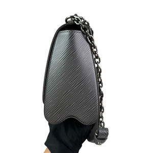 Twist MM Shoulder Epi Leather Noir Grey SHW