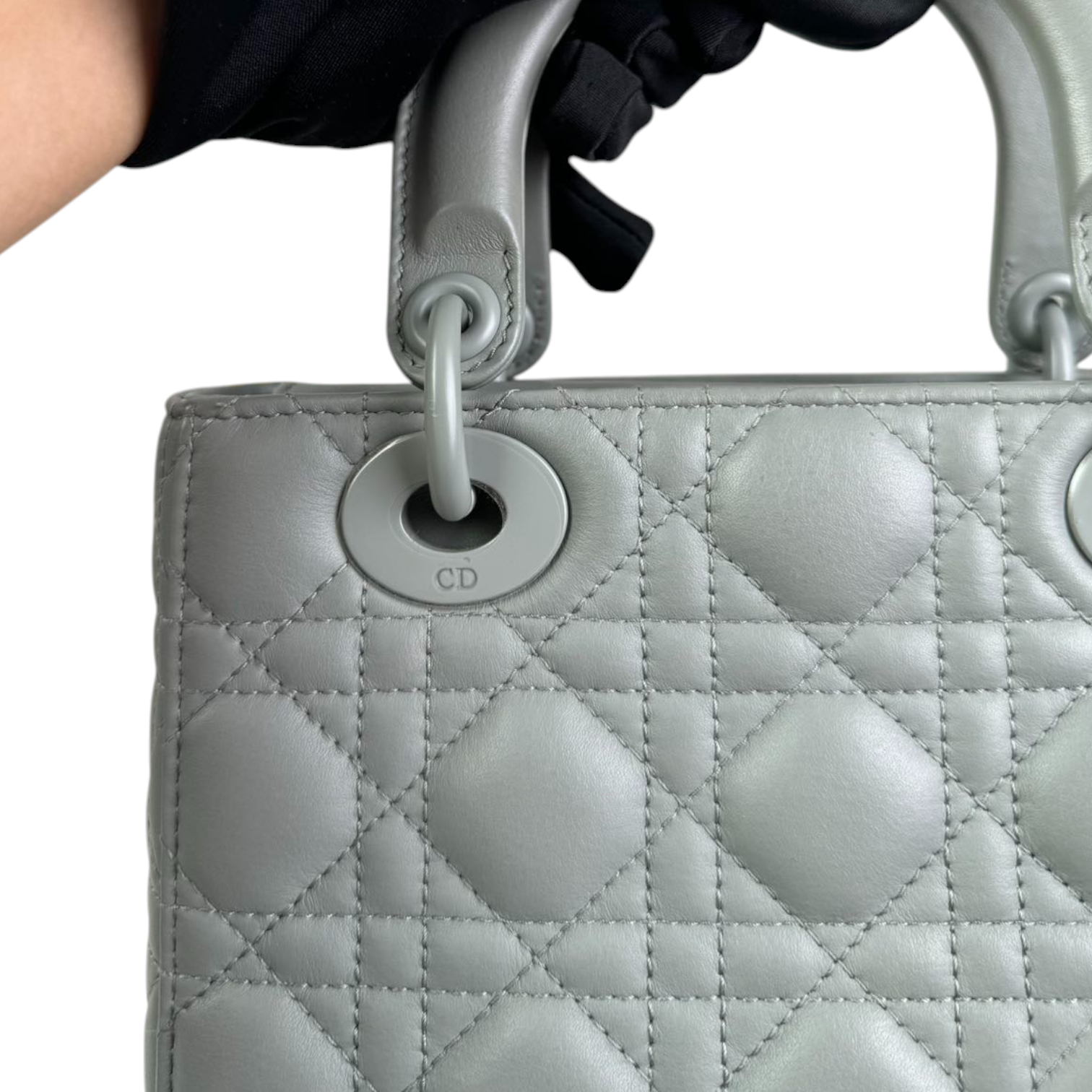 Christian Dior My ABCDior Lady Dior Small Ultra Matte Calfskin