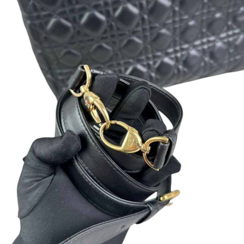 Lady Dior Large Lambskin Black GHW