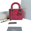 Lady Dior Mini Lambskin Cannage Pink GHW