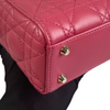 Lady Dior Mini Lambskin Cannage Pink GHW