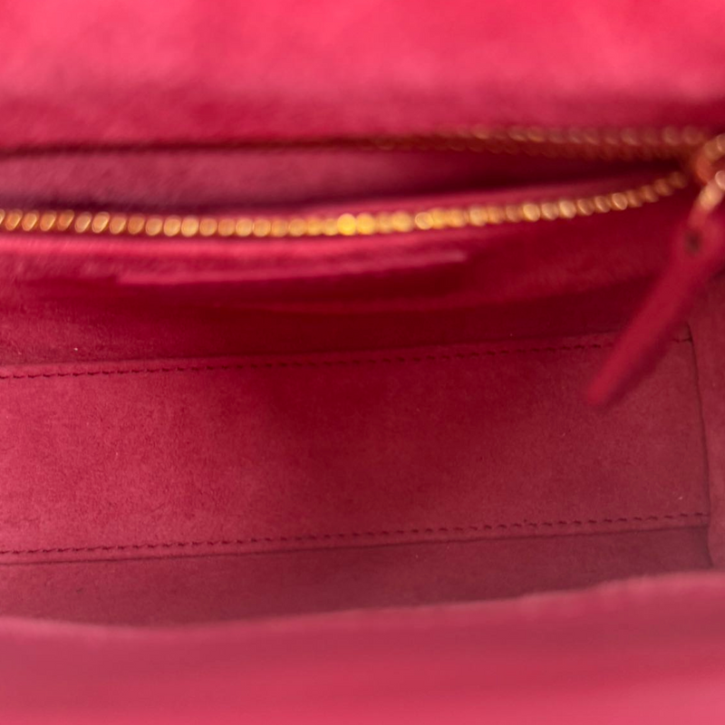 Lady Dior Mini Lambskin Cannage Pink GHW