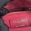 Lady Dior Mini Lambskin Cannage Pink GHW