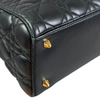 Lady Dior Medium Lambskin Cannage Black GHW