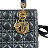 Lady Dior Medium Lambskin Cannage Black GHW