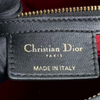 Lady Dior Medium Lambskin Cannage Black GHW