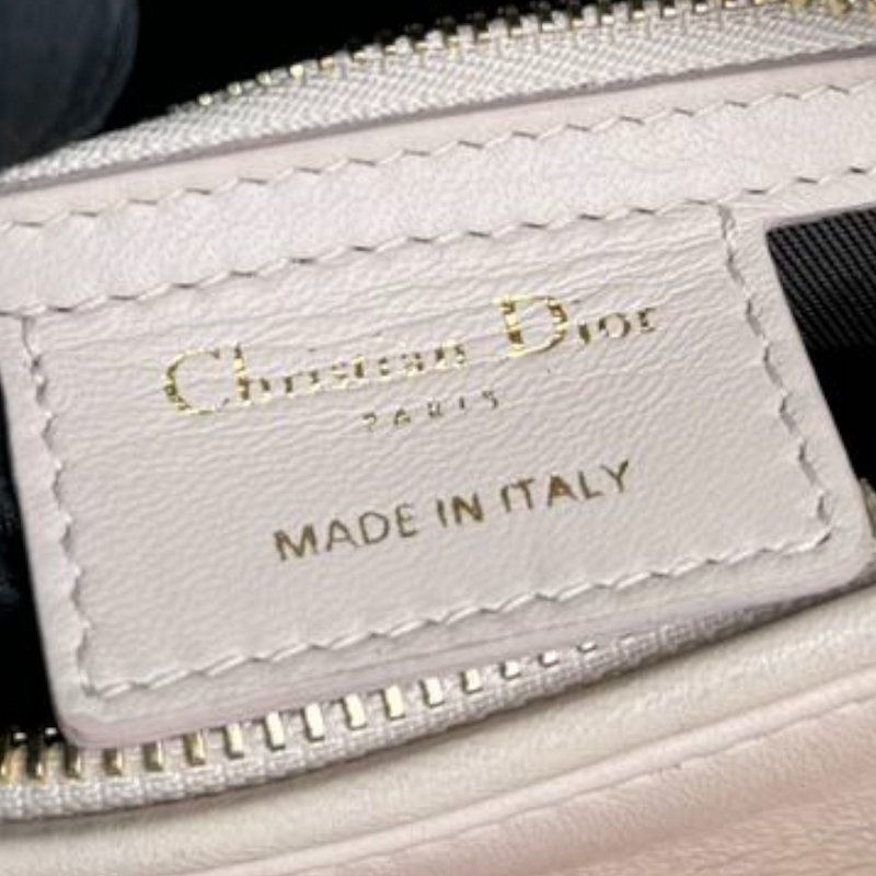 Lady Dior Medium Lambskin Quilted Light Pink GHW