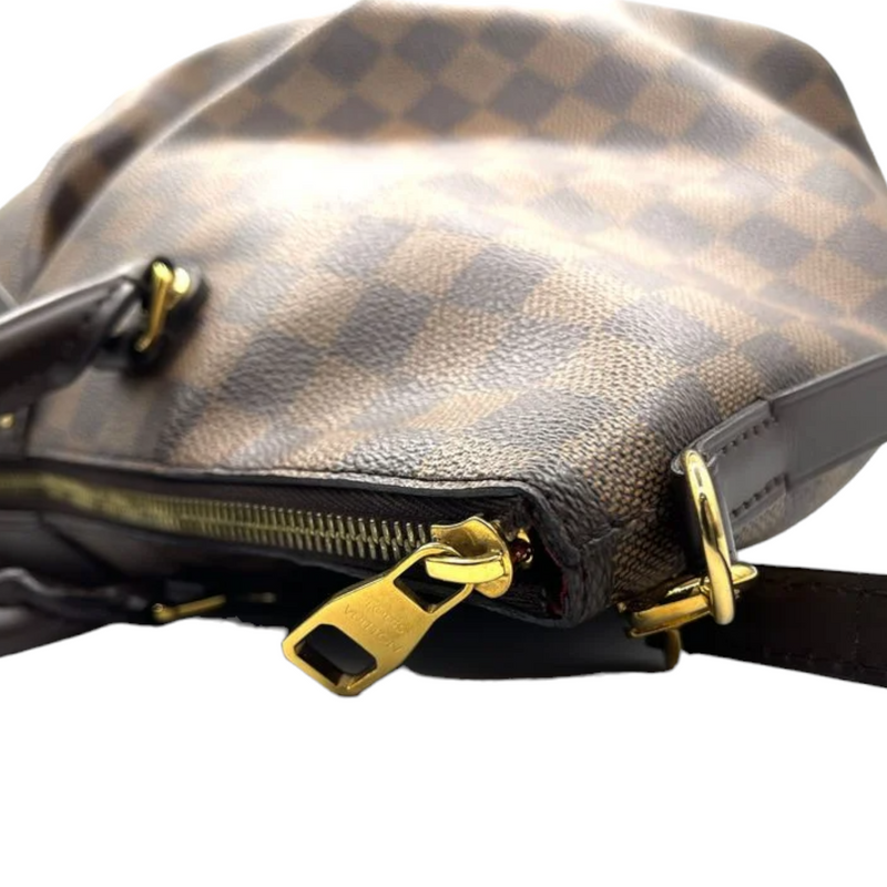 Damier Ebene Siena MM PVC leather Brown 2WAY GHW