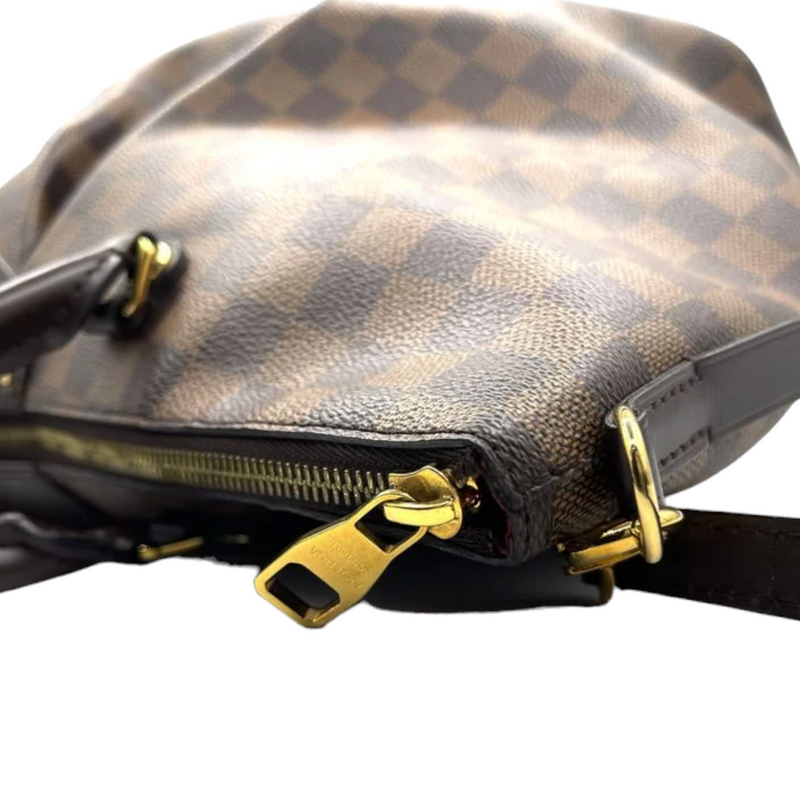 LOUIS VUITTON Siena GM Damier Ebene Shoulder Bag Brown