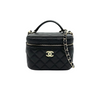Medium Seasonal Flap Bag Caviar Dark Blue GHW