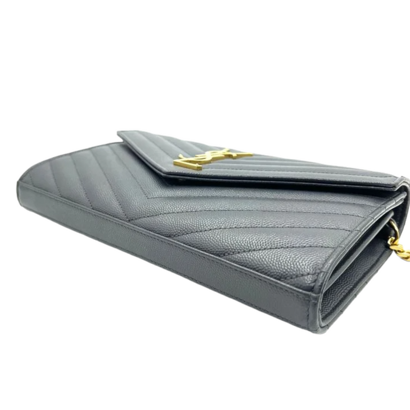 Envelope Wallet On Chain Dark Grey GHW