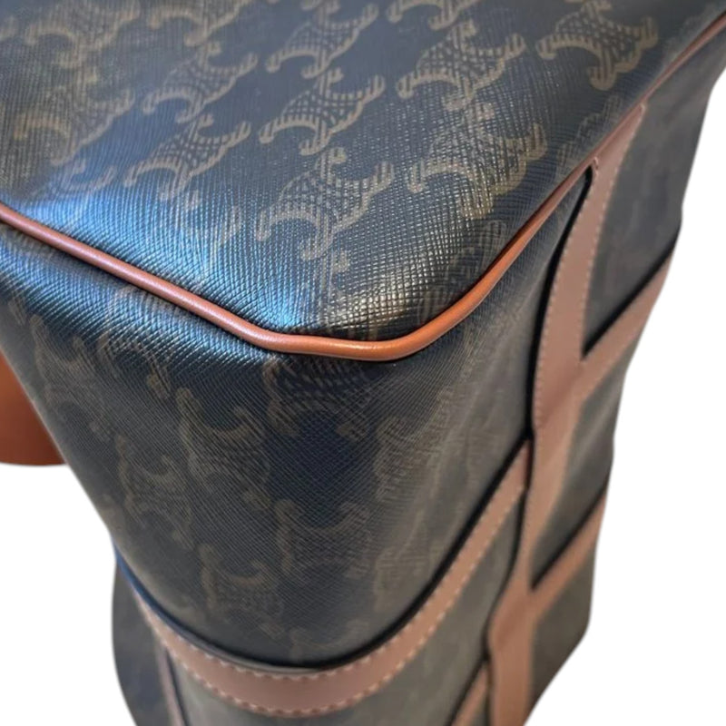 Boston Triomphe Canvas Calfskin Tan GHW