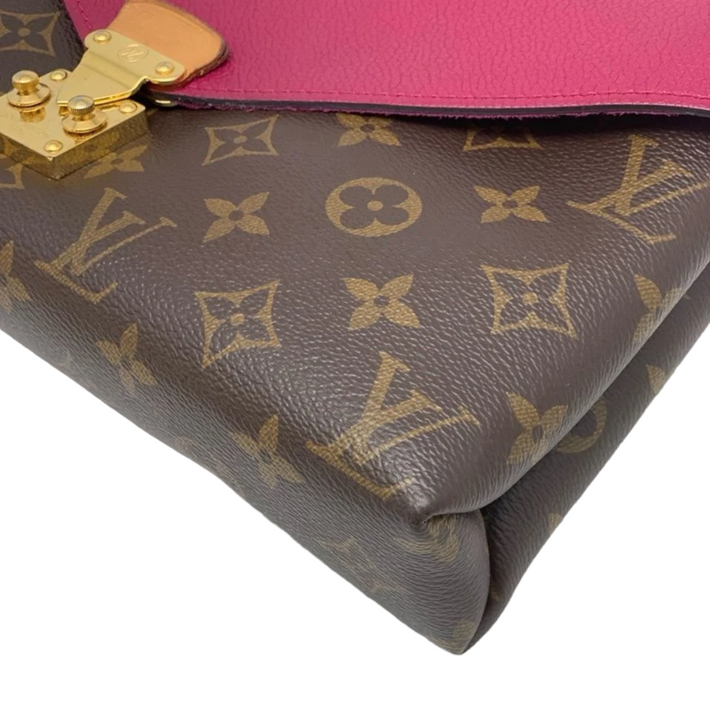 Louis Vuitton Pallas Chain Shoulder Bag Monogram Canvas and Calfskin