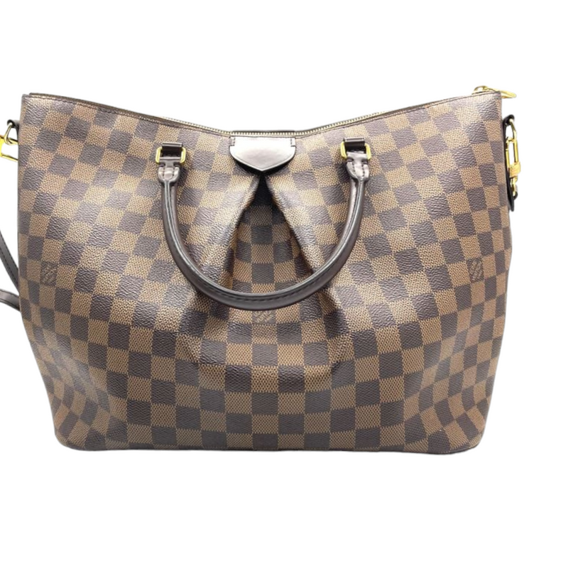 Louis Vuitton Siena Damier Ebene Gm with Strap 2way 14lk1206 Brown Coated  Canvas Shoulder Bag, Louis Vuitton