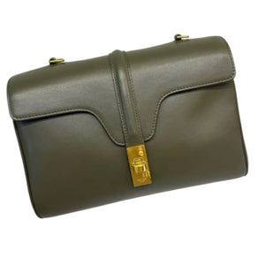 Teen 16 Crossbody Smooth Calfskin Army Green GHW
