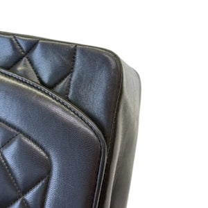 Vintage Diana Single Flap Lambskin Black GHW