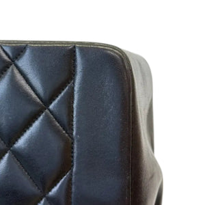 Vintage Diana Single Flap Lambskin Black GHW