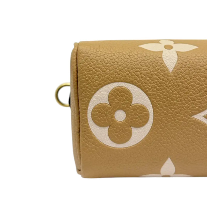 Nano Speedy Empreinte Monogram Arizona Creme GHW