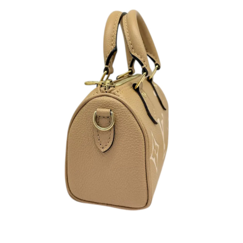 Nano Speedy Empreinte Monogram Arizona Creme GHW
