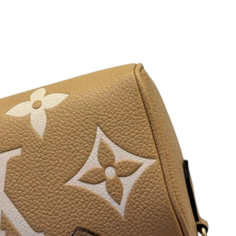 Nano Speedy Empreinte Monogram Arizona Creme GHW