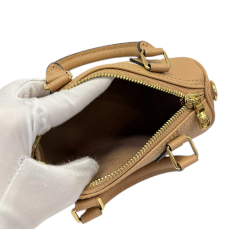 Nano Speedy Empreinte Monogram Arizona Creme GHW