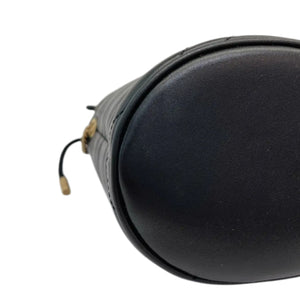 GG Marmont Bucket Mini Calfskin Matelasse Black GHW