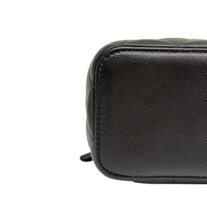 Vanity Case With Chain Caviar Quilted Black GHW