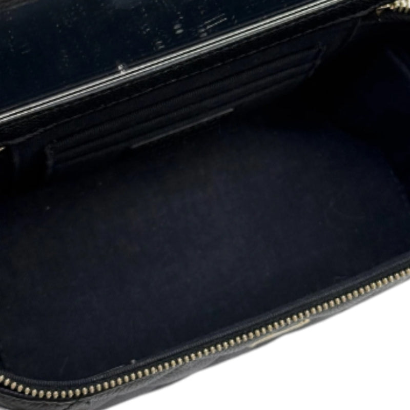 Vanity Case With Chain Caviar Quilted Black GHW