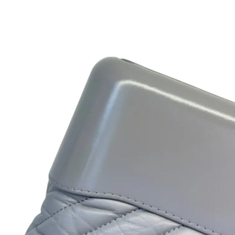 Gabrielle Hobo Large Aged Calfskin Chevron Grey MHW