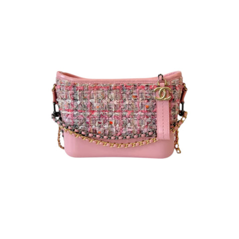 Small Boy Lambskin Iridescent Pink SHW