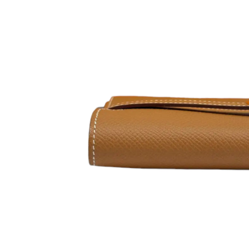Kelly Long Wallet Epsom Gold GHW