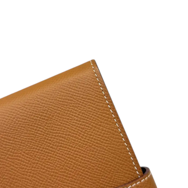 Kelly Long Wallet Epsom Gold GHW