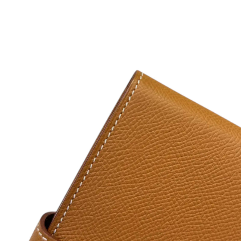 Kelly Long Wallet Epsom Gold GHW