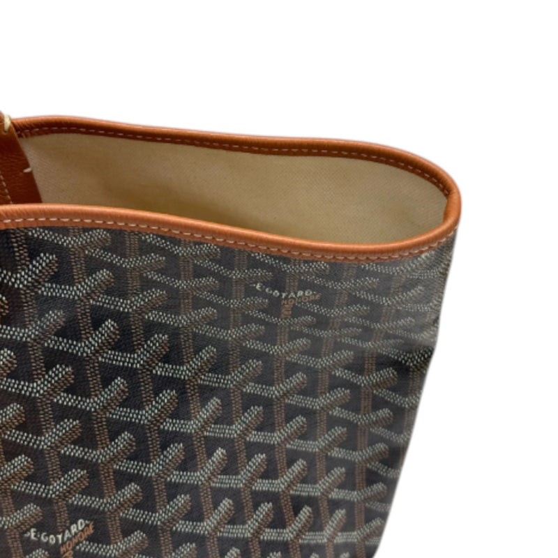 Saint Louis PM Goyardine Canvas Brown