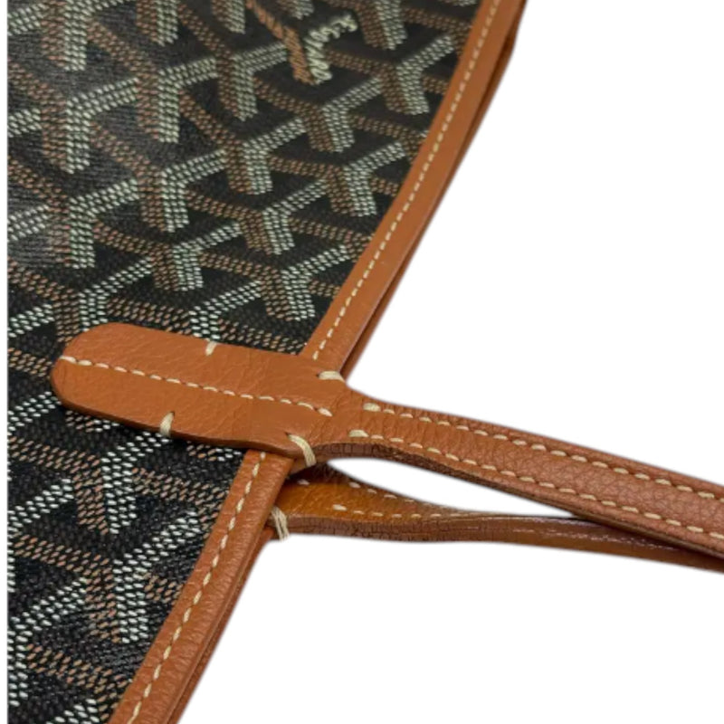 Saint Louis PM Goyardine Canvas Brown