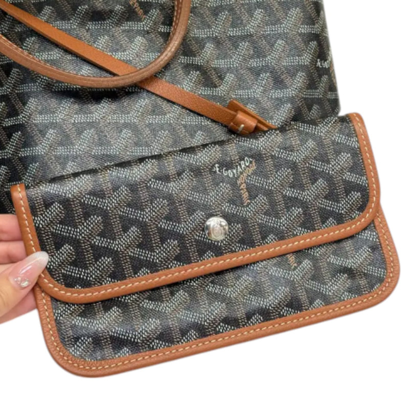 Saint Louis PM Goyardine Canvas Brown