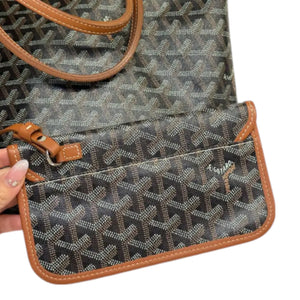 Saint Louis PM Goyardine Canvas Brown
